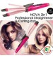 Nova Professional 2 in 1 Hair Curler and Hair Straightener NHC-2009
